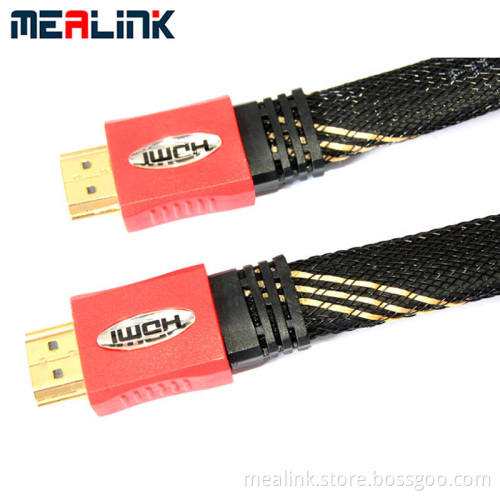 1.4V Flat HDMI Cable with Ethernet for 3D (YLC-301A)